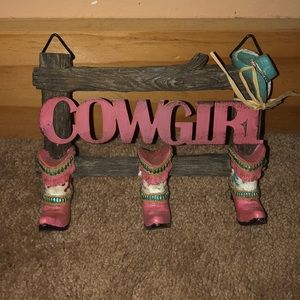 Cowgirl sign